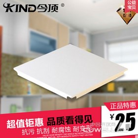 今顶纯净云白扣板